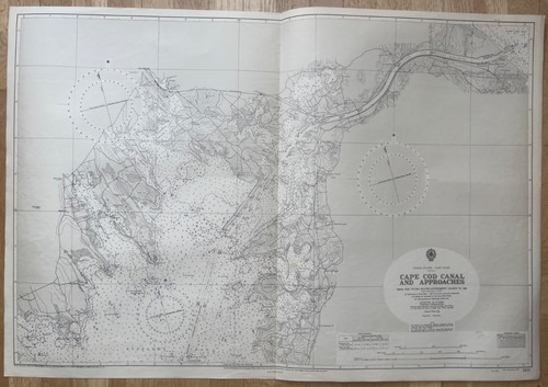 1945 vintage map - (1952),