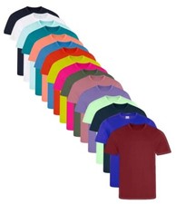 Polyester Breathable Wicking Tshirt Mens Plain Athletic Sports Tee T-Shirt S-5XL