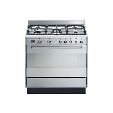 Smeg Concert 90cm Dual Fuel Single Oven Range Cooker - Stainless Steel SUK91MFX9