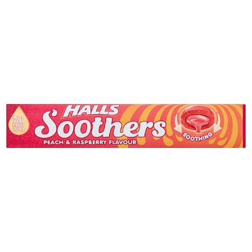 Halls soothers peach - halls, and