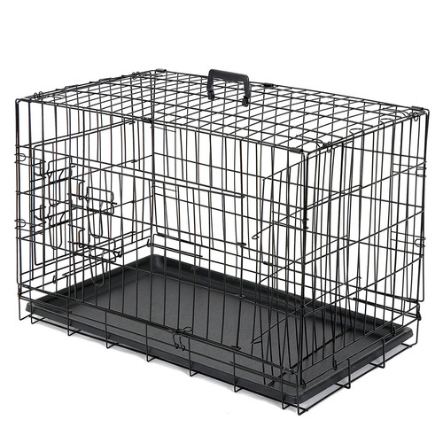 Dog crate kennel folding - dog,