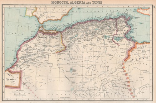 North africa morocco algeria - africa., morocco,