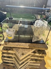 Aqua One Betta Trio Glass Aquarium 32L Three Fish Tanks in One! Filter LED Light