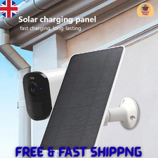 Solar Panel For CCTV Security Camera Micro USB Type-C Port Charger Outdoor 10W5V