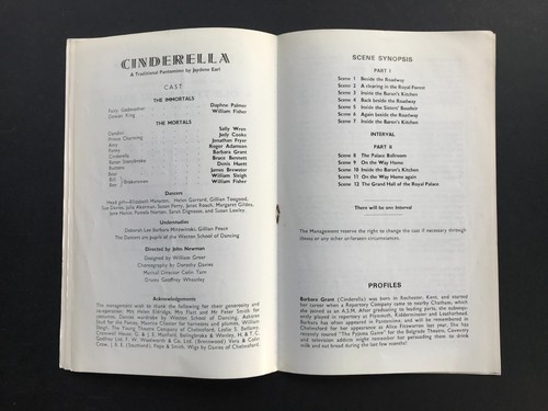1971 cinderella pantomime - 1971,