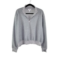Topshop Women's Gray Nubby