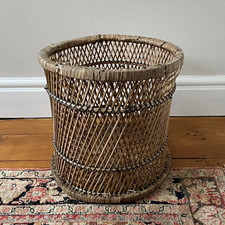 Antique Handmade Woven Wicker