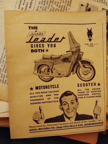 Sk137 ephemera 1950s advert - sk137,