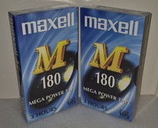 Pair of Maxell E180 M 3 Hour