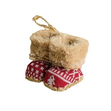 Colorful Fabric Christmas Boot