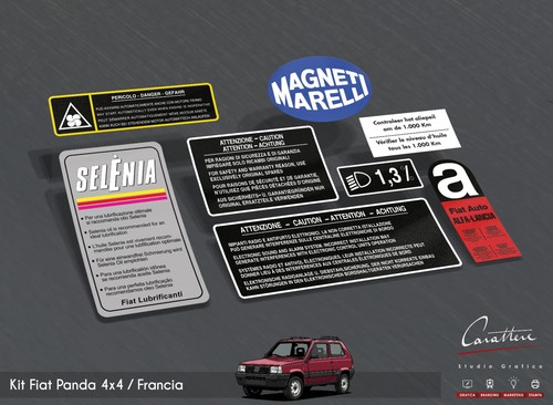 Engine compartment sticker kit - compartment,