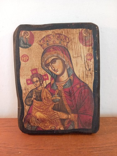 Vintage religious icon paper - vintage,