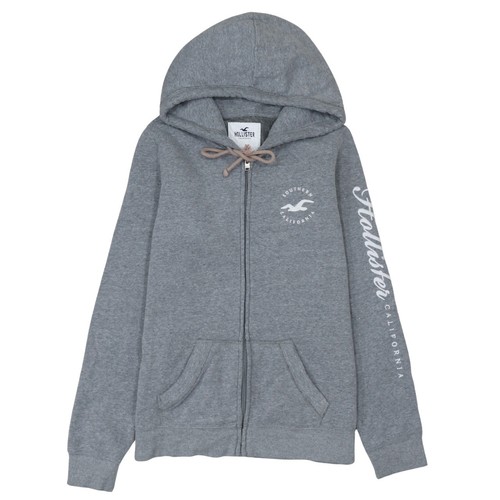 Hollister men grey full zip - men's,