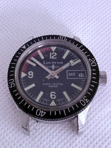 Vintage lucerne diver date - vintage,
