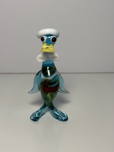 Duck figurine hand - duck,