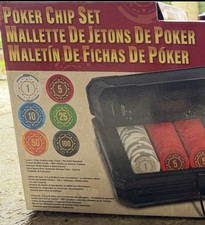 Poker Chips Set with 2 Decks