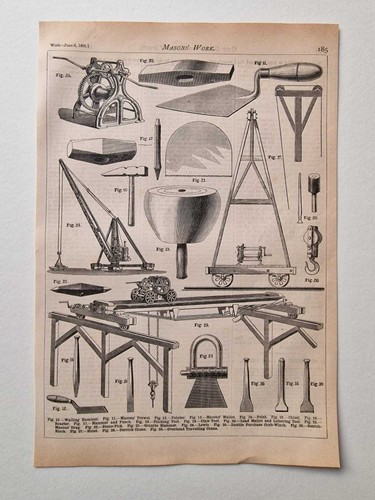Work magazine masons tools - work,