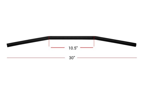 Handlebars black vincent - 7/8",