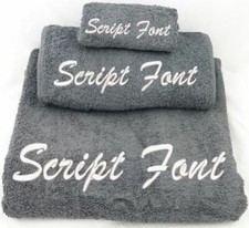 Personalised Embroidered Grey