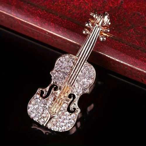 Golden colour violin shape - golden,