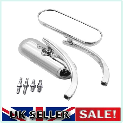 Chrome motorcycle rearview - chrome,