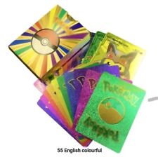 Rainbow Foil Cards -  Pack Of 55 Pcs TCG Deck Gold Foil Assorted Card