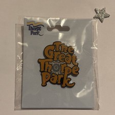 Thorpe Park 2021 Retro Logo Pin Badge