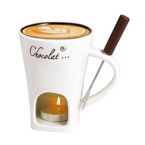 Chocolate fondue mugs ceramic - chocolate, mugs,ceramic
