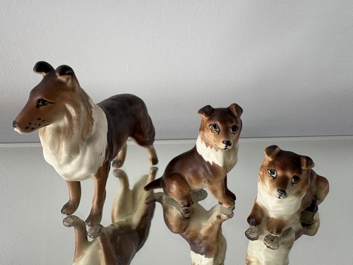 Vintage tiny collie - vintage, dog