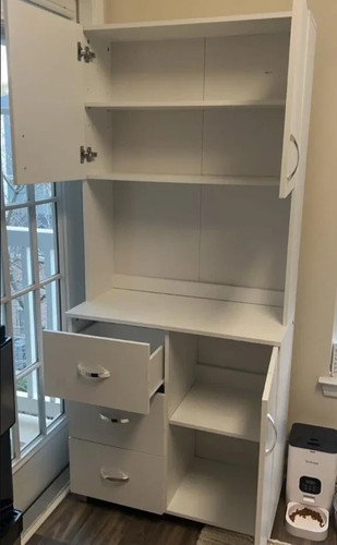 Tall kitchen cupboard modern - kitchen,
