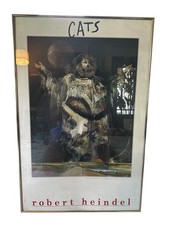 Robert Heindel Signed Cats Broadway Musical Poster 