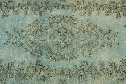 Oriental carpet vintage used - vintage,