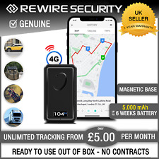 104N-4G Magnetic GPS Tracker Real-Time Tracking Device for Cars Vans Motorcycles