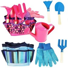Mini Kids Gardening Set with Carry Bag Tools Watering Can!
