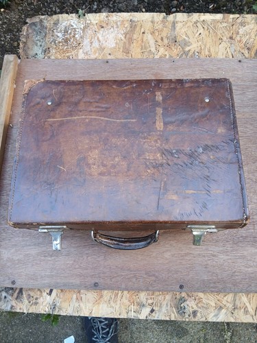 Vintage brown leather bound - vintage,