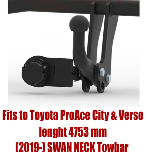 Tow bar for toyota proace - bar,