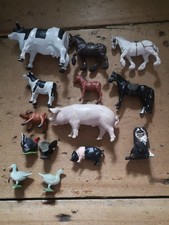 Farm Animals Playset Bundle Action Figures Toys BRITAINS SCHLEICH Cow Pig Horses