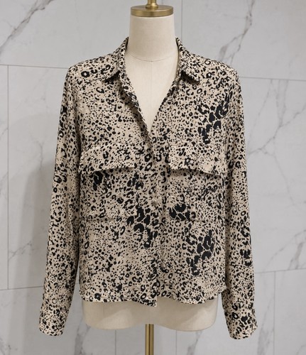 Zara print blouse size - zara,