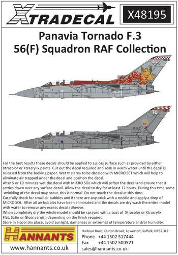 Xtradecal x48195 panavia - x48195, 1:48