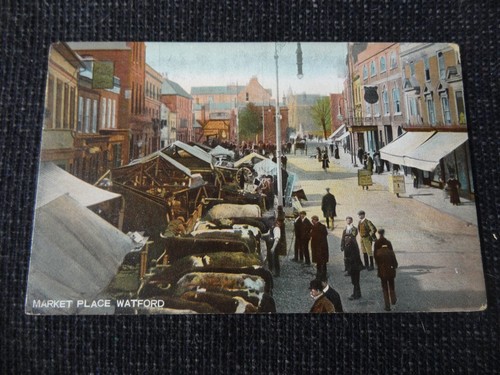 Market place watford postcard - place,