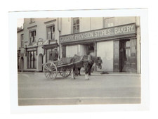 Horse Cart Peddler in Front of