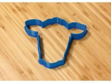 Cow Head Cookie Pastry Biscuit Cutter Icing Fondant Baking Clay Kitchen Animal