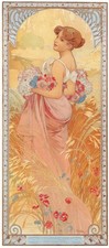 Alphonse Mucha "Four Seasons -