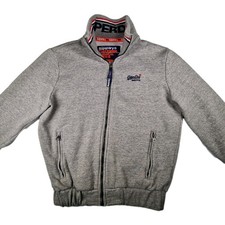 Superdry Orange Label Zip Jacket Grey Men’s Large (Fits Medium) Full Zip