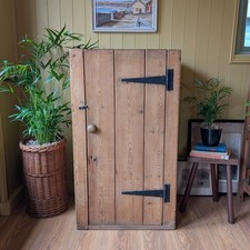 Rustic victorian pine cupboard - rustic,