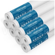 1400 Grade 10M Roll Lining Paper for Walls Thick Paintable White Wallpaper DIY
