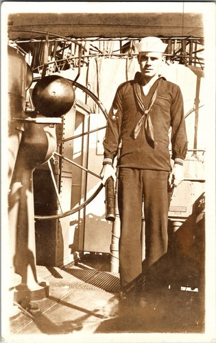 Reprint rppc wwi sailor ship - reprint,