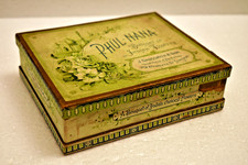 Antique 1890s Phul-Nana Advertising Perfume Box J. Grossmith London Flowers Rare