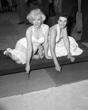 8x10 Print Marilyn Monroe Jane Russell Grauman's Chinese Theatre 1953 #AFSS