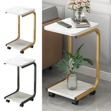 2 Tier Plant Stand Plant Holder Metal Side End Table Indoor Outdoor Garden Decor